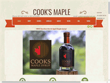 Tablet Screenshot of cooksmaple.com